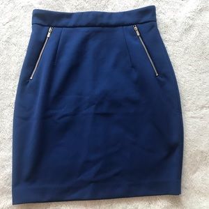H & M navy blue skirt